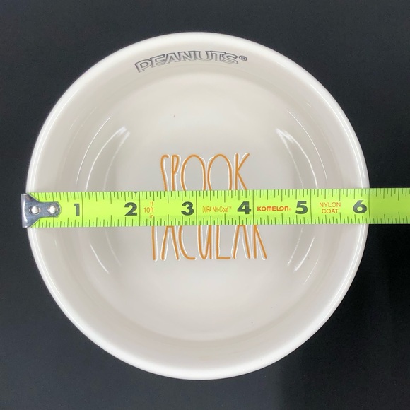 Rae Dunn Peanuts Pet Dog Bowl Halloween Spooktacular Snoopy & Woodstock - Picture 7 of 16